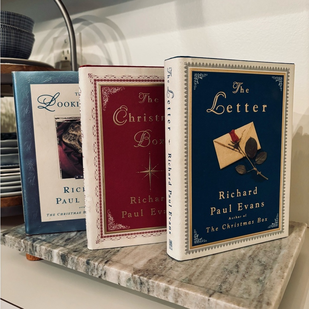 Paul Evans Holiday Book Trio - Blue, Red, Cream Covers